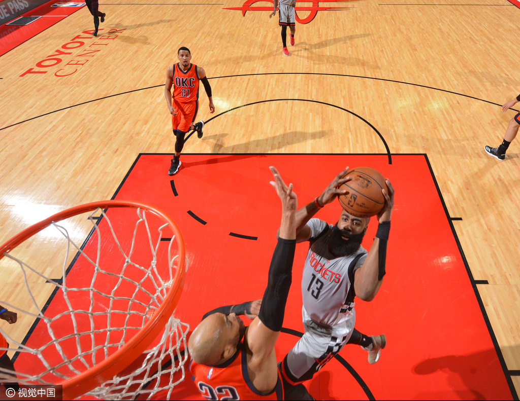 火箭逆转击败雷霆，重返胜利轨道